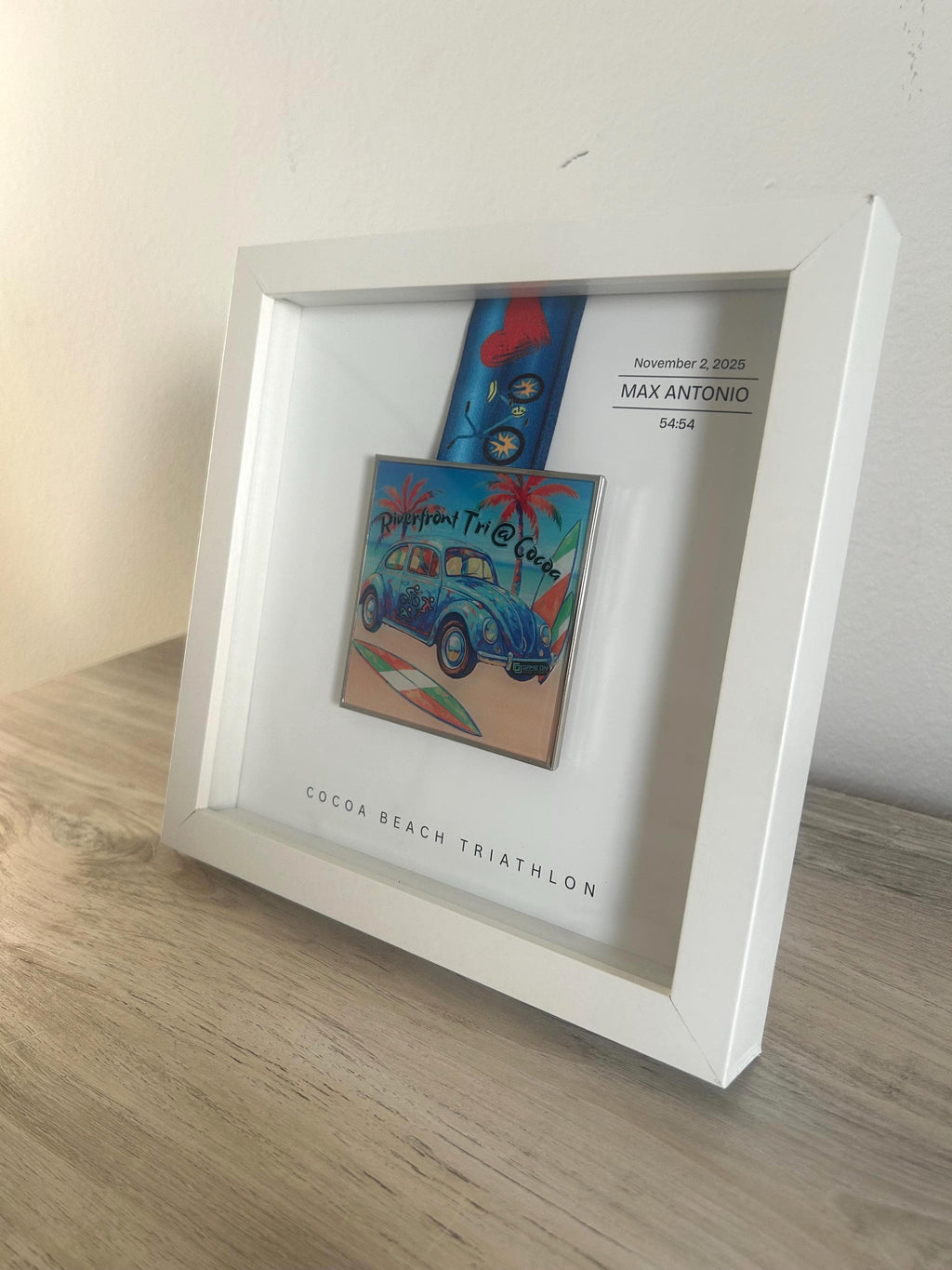 Personalized Medal Frame (5K, 10K, Half Marathon, Marathon)