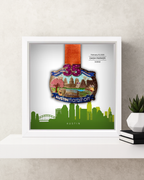 Austin Marathon Personalized Medal Frame