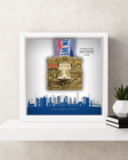 Philadelphia Marathon Personalized Medal Frame (Skyline)