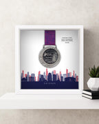 Chicago Marathon Personalized Medal Frame (Skyline)