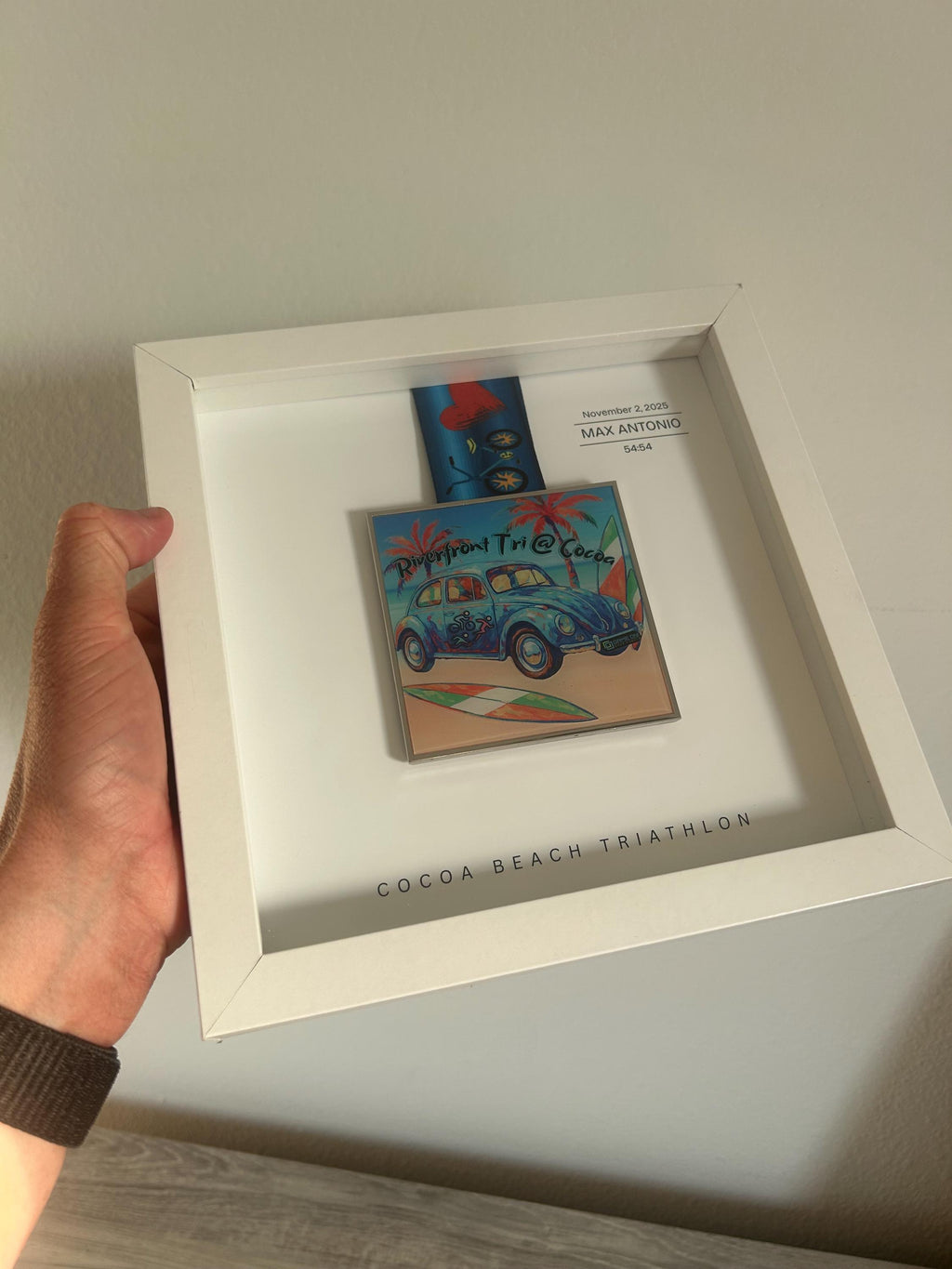 Miami Marathon Personalized Medal Frame (Skyline)