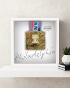 Philadelphia Marathon Personalized Medal Frame (Skyline)