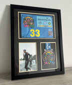 Triathlon Medal Display Frame: Medal, Race Bib, & Photo