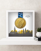 London Marathon Personalized Medal Frame (Skyline)