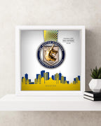 Boston Marathon Personalized Medal Frame (Skyline)