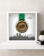Eugene Marathon Personalized Medal Frame (Skyline)