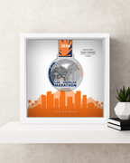 Los Angeles Marathon Personalized Medal Frame (Skyline)