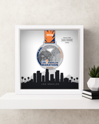 Los Angeles Marathon Personalized Medal Frame (Skyline)