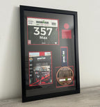 Ironman Triathlon Medal Display Frame: Medal, Race Bib, & Photo
