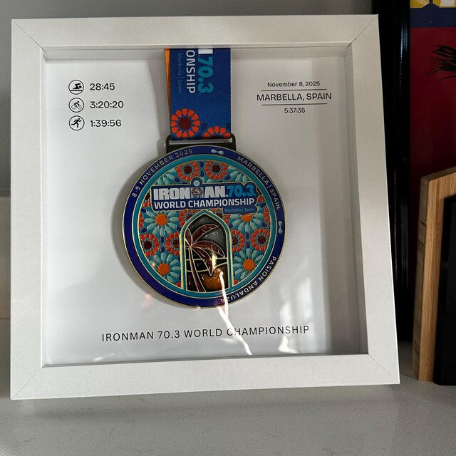 Personalized Medal Frame (5K, 10K, Half Marathon, Marathon)